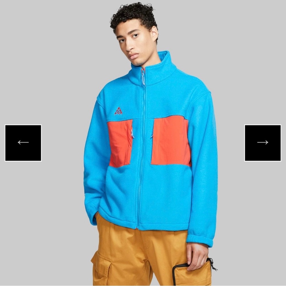 Nike ACG Fleece Colorblock Jacket - Picture 7 of 11